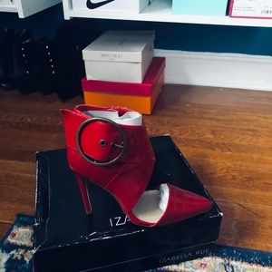 New in the box red pumps! Size 7. JustFab pumps